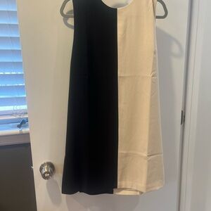 Eesome Black and Cream Mini Dress
